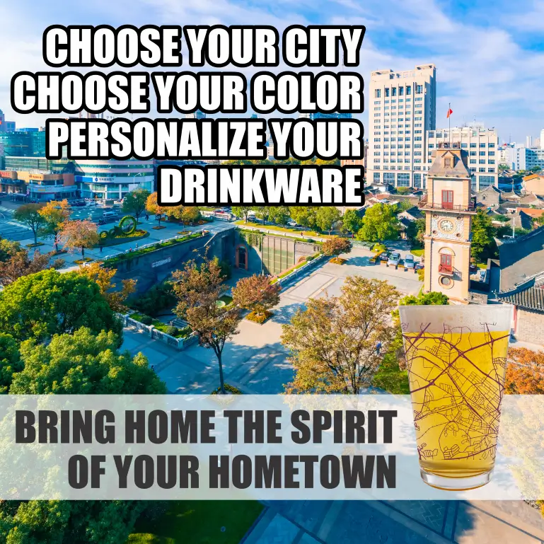 Color City Map | 16oz Pint Glass